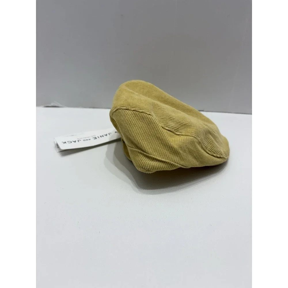 NWT‎ Janie & Jack 18-24months Yellow Corduroy Newsboy Cap